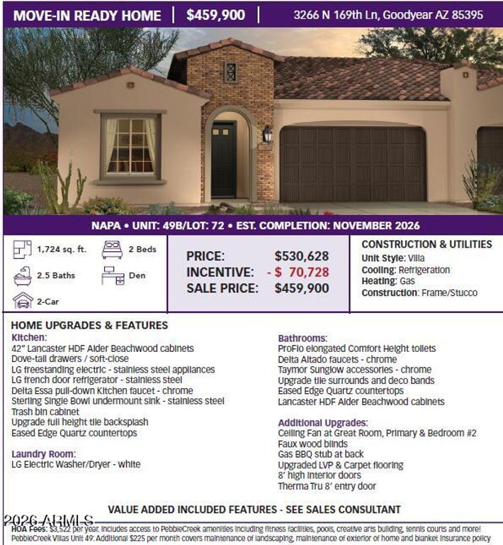 3266 N 169TH Lane, Goodyear, AZ 85395 — photo 4