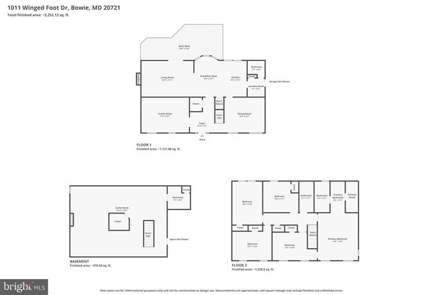 1011 WINGED FOOT DR, Bowie, MD 20721
