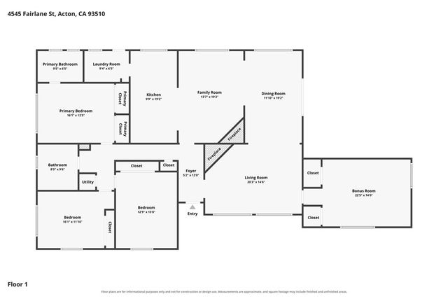 4545 Fairlane Street, Acton, CA 93510