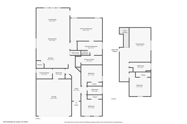 1037 Gillespie Drive, Justin, TX 76247