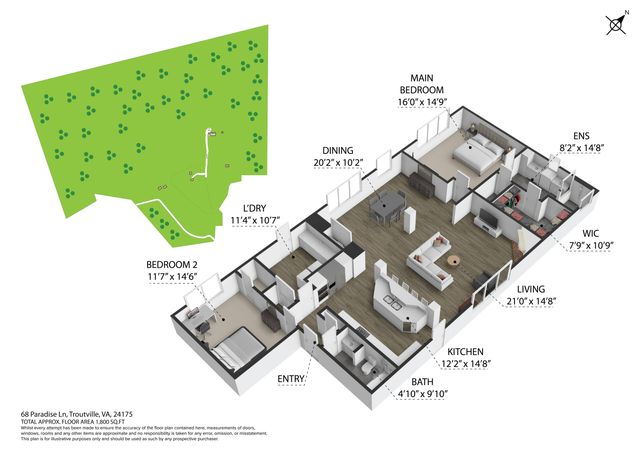 68 Paradise LN, Troutville, VA 24175