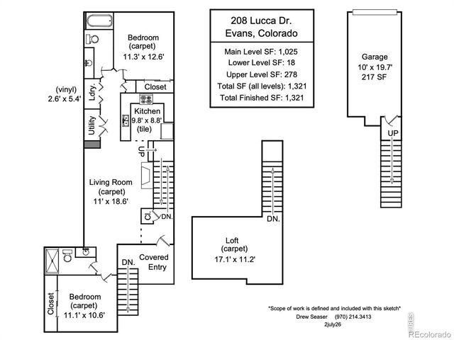 208 Lucca Drive, Evans, CO 80620