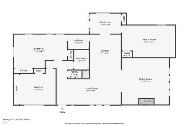 895 Raymond Street, Plainfield, IN 46168