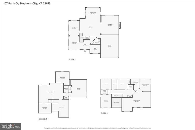 107 PARIS CT, Stephens City, VA 22655