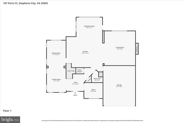 107 PARIS CT, Stephens City, VA 22655