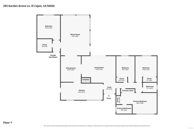 293 Garden Grove Lane, El Cajon, CA 92020