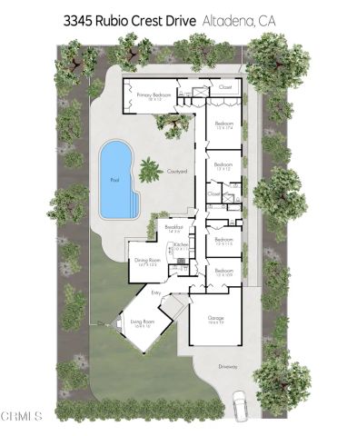 3345 Rubio Crest Drive, Altadena, CA 91001