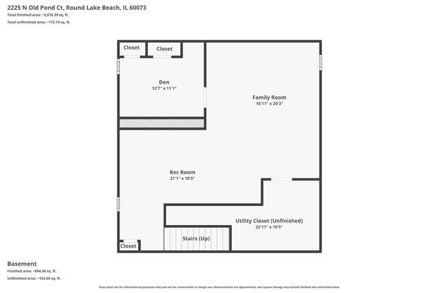 2225 N Old Pond Court, Round Lake Beach, IL 60073