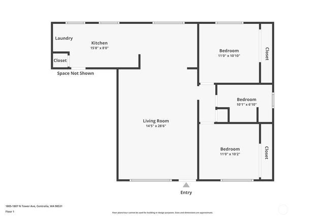 1807 N Tower Avenue, Centralia, WA 98531