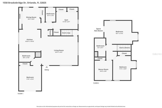 1558 BROOKEBRIDGE DRIVE, Orlando, FL 32825