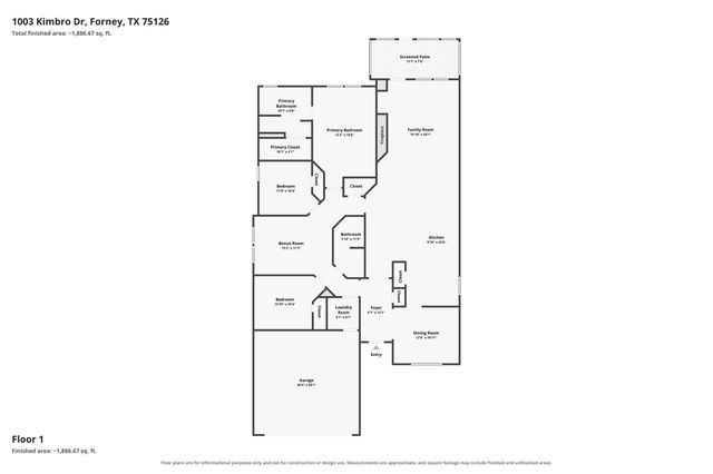1003 Kimbro Drive, Forney, TX 75126