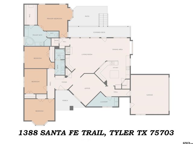 1388 Santa Fe Trail, Tyler, TX 75703
