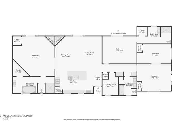 9242 E Avenue T 2, Littlerock (also Little Rock), CA 93543