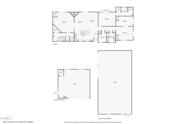 9242 E Avenue T 2, Littlerock (also Little Rock), CA 93543