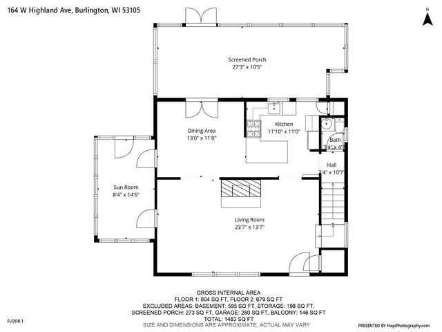 164 W Highland AVENUE, Burlington, WI 53105