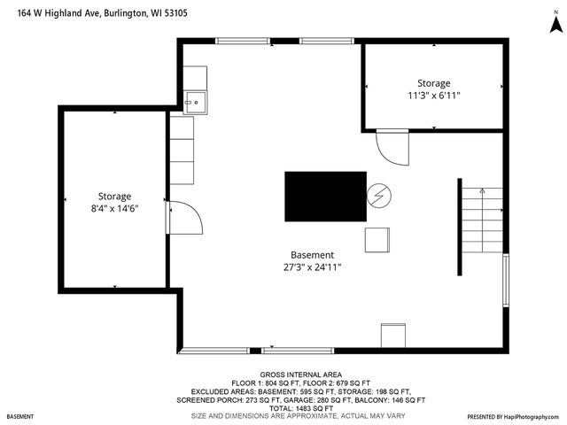 164 W Highland AVENUE, Burlington, WI 53105