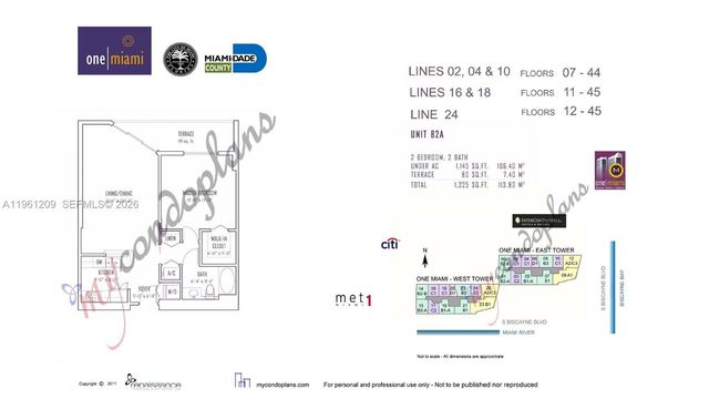 325 S Biscayne Blvd 3116, Miami, FL 33131