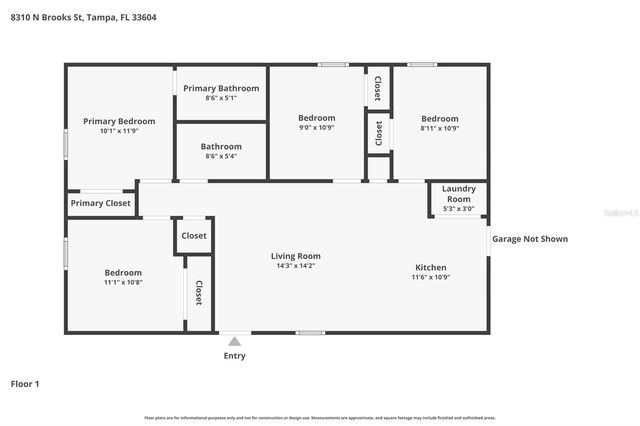 8310 N BROOKS STREET, Tampa, FL 33604