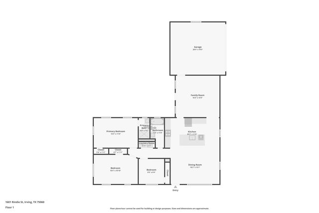 1601 Rindie Street, Irving, TX 75060