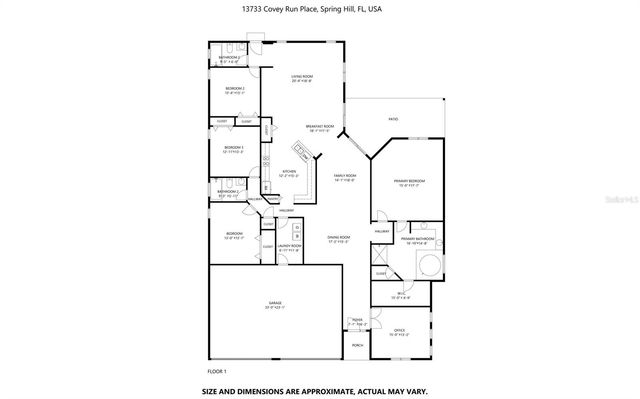 13733 COVEY RUN PLACE, Spring Hill, FL 34609