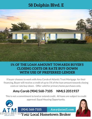 58 DOLPHIN Boulevard E, Ponte Vedra Beach, FL 32082