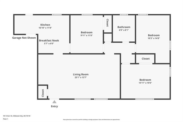 101 E Kerr Drive, Midwest City, OK 73110