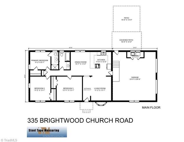 335 Brightwood Church Road, Gibsonville, NC 27249