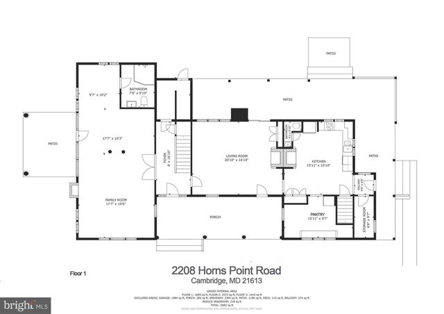 2208 HORNS POINT ROAD, Cambridge, MD 21613