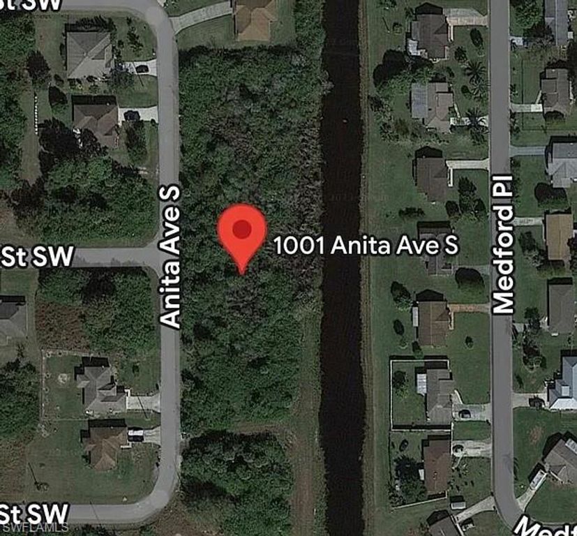 1001 Anita AVE S, LEHIGH ACRES, FL 33976 — exterior