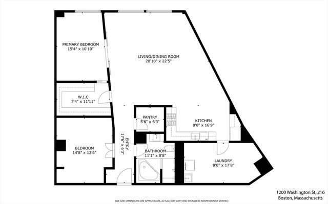 1200 Washington St 216, Boston, MA 02118