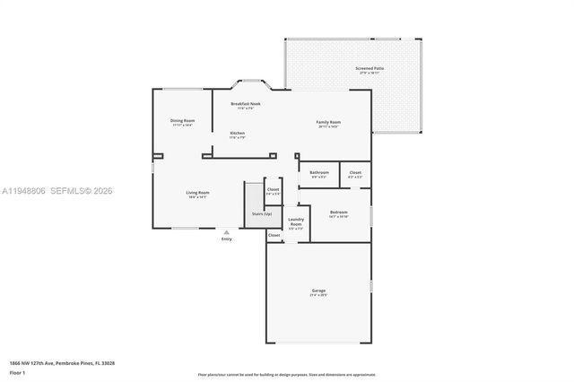 1866 NW 127th Ave, Pembroke Pines, FL 33028