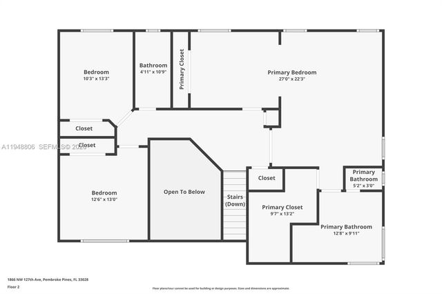 1866 NW 127th Ave, Pembroke Pines, FL 33028