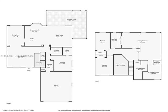 1866 NW 127th Ave, Pembroke Pines, FL 33028