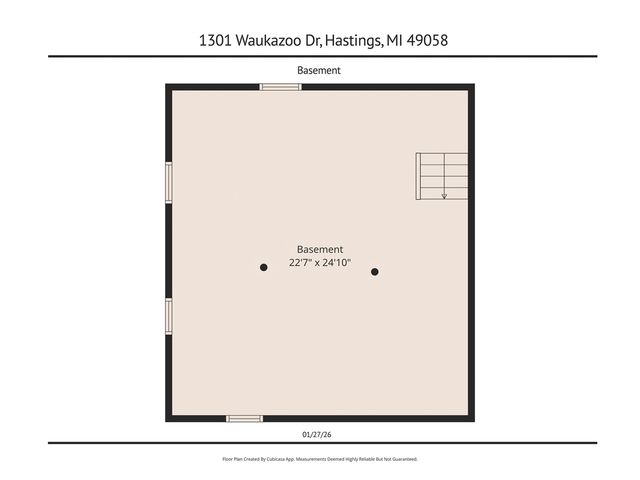 1301 Waukazoo Street, Hastings, MI 49058