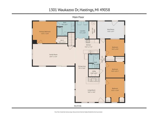 1301 Waukazoo Street, Hastings, MI 49058