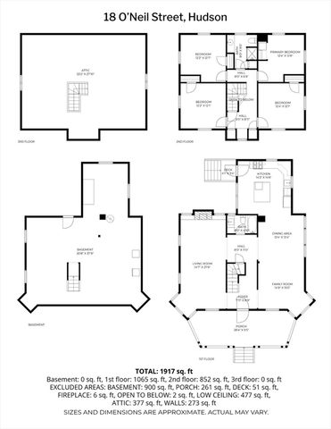 18 O'neil Street, Hudson, MA 01749