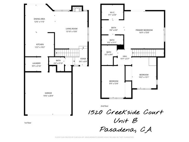 1520 Creekside Court B, Pasadena, CA 91107