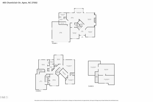 405 Chanticlair Drive, Apex, NC 27502