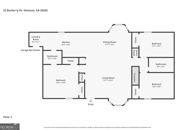 22 BARBERRY Drive, Newnan, GA 30265
