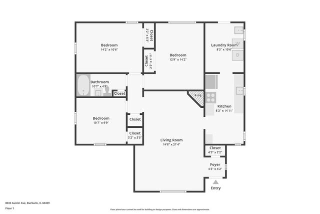 8033 Austin Avenue, Burbank, IL 60459