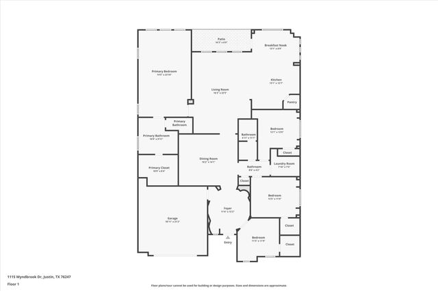 1115 Wyndbrook Drive, Justin, TX 76247