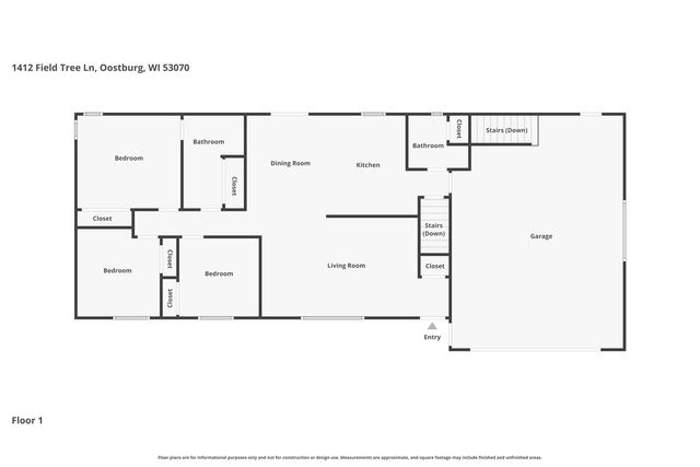 1412 Field Tree LANE, Oostburg, WI 53070