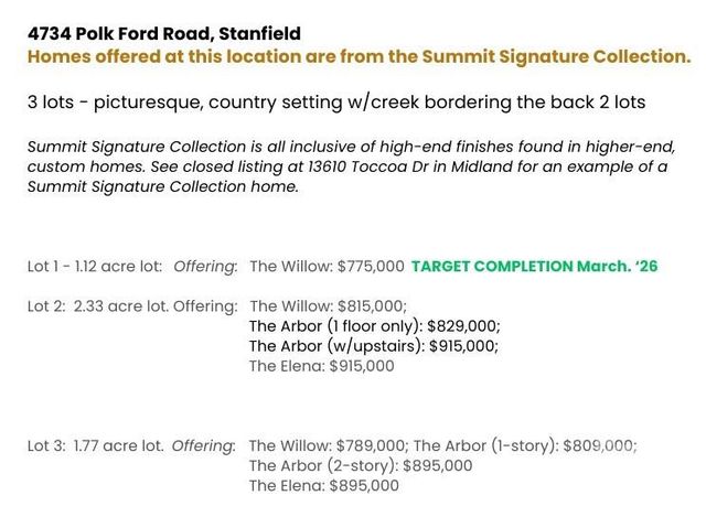 4744-B Polk Ford Road, Stanfield, NC 28163