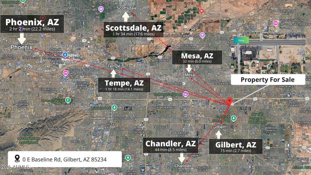 Image 4 of property listing at 0 E Baseline Road -, Gilbert, AZ 85234