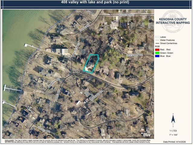 408 Valley ROAD, Twin Lakes, WI 53181
