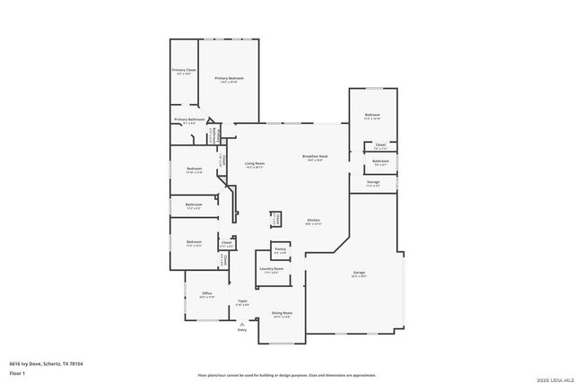 6616 Ivy Dove, Schertz, TX 78154
