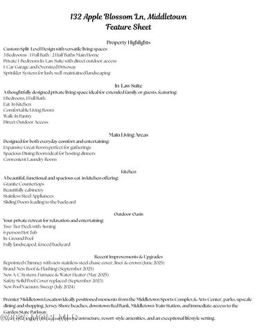 132 Apple Blossom Lane, Middletown, NJ 07748