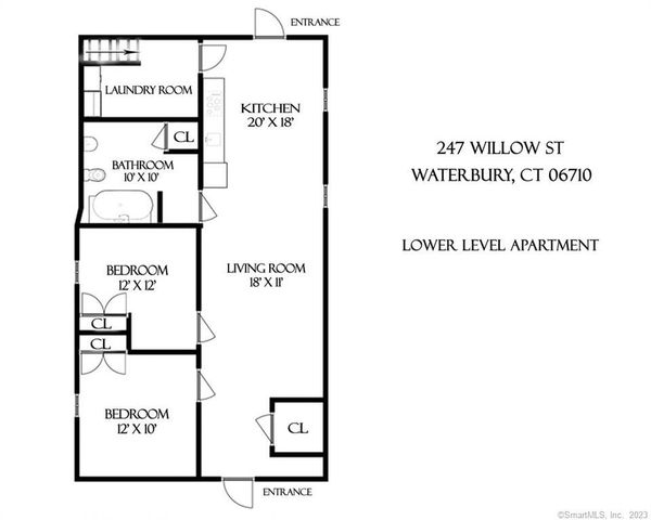 247 Willow Street bsmt, Waterbury, CT 06710