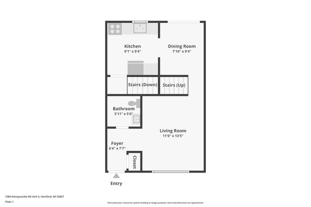 1384 Honeysuckle ROAD, Hartford, WI 53027