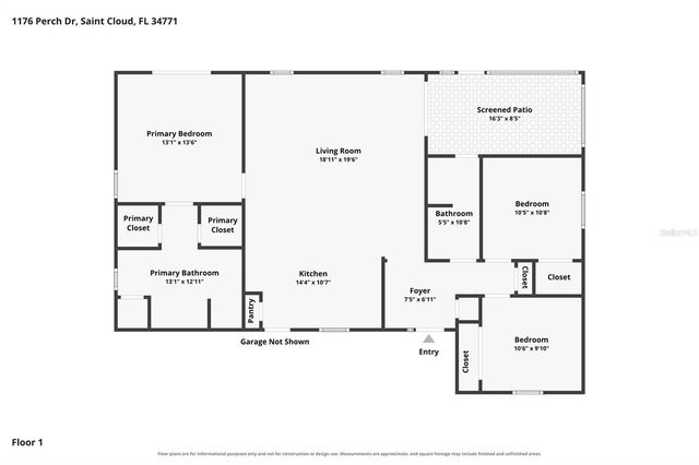 1176 PERCH DRIVE, St Cloud, FL 34771